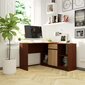 Työpöytä NORE B-17, tummanruskea / vaaleanruskea. hinta ja tiedot | Tietokonepöydät ja työpöydät | hobbyhall.fi