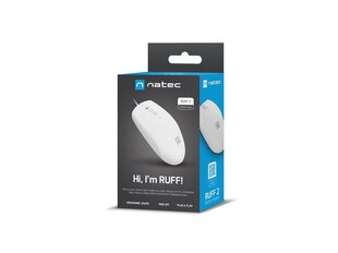 Natec Mouse Natec RUFF 2 White hinta ja tiedot | Hiiret | hobbyhall.fi