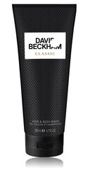 Suihkugeeli David Beckham Classic miehille 200ml hinta ja tiedot | Miesten ihonhoito | hobbyhall.fi