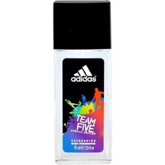 Adidas Team Five Special Edition deodorantti miehelle 75 ml hinta ja tiedot | Miesten ihonhoito | hobbyhall.fi