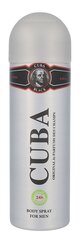 Cuba Black deodorantti miehelle 200 ml hinta ja tiedot | Miesten ihonhoito | hobbyhall.fi