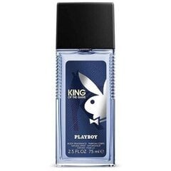 Playboy King of the Game Spray-deodorantti miehille 75 ml hinta ja tiedot | Miesten ihonhoito | hobbyhall.fi
