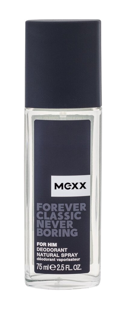 Mexx Forever Classic Never Boring deodorantti miehelle 75 ml hinta ja tiedot | Miesten ihonhoito | hobbyhall.fi