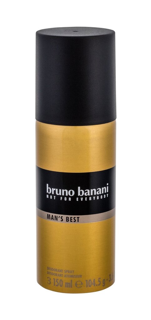 Suihkedeodorantti Bruno Banani Man’s Best miehille 150 ml hinta ja tiedot | Miesten ihonhoito | hobbyhall.fi