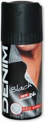 Denim Black deodorantti miehelle 150 ml hinta ja tiedot | Miesten ihonhoito | hobbyhall.fi