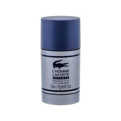 Lacoste L´Homme Lacoste Intense deodorantti miehelle 75 ml hinta ja tiedot | Miesten ihonhoito | hobbyhall.fi