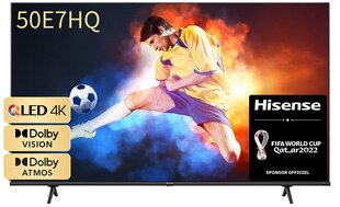 Hisense 50E7HQ hinta ja tiedot | Televisiot | hobbyhall.fi