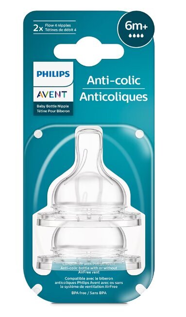 Tutti Philips Avent SCY764/02, 3kk+, 2kpl hinta ja tiedot | Tuttipullot ja tarvikkeet | hobbyhall.fi