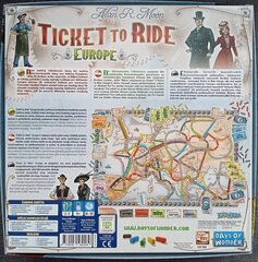 Ticket Ride Europe -lautapeli, EN hinta ja tiedot | Lautapelit ja älypelit | hobbyhall.fi