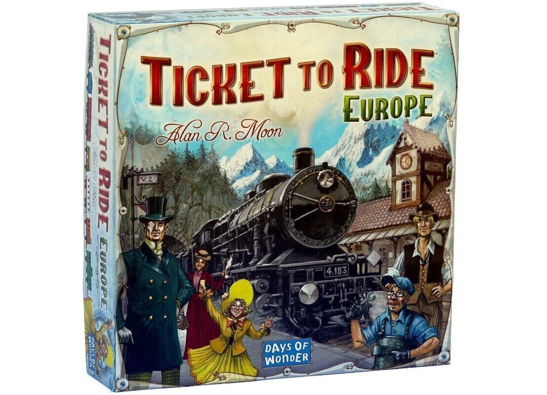 Ticket Ride Europe -lautapeli, EN hinta ja tiedot | Lautapelit ja älypelit | hobbyhall.fi