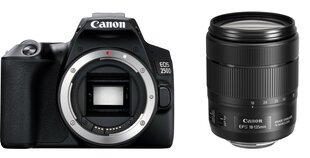 Canon EOS 250D + EF-S 18-135 IS USM hinta ja tiedot | Kamerat | hobbyhall.fi