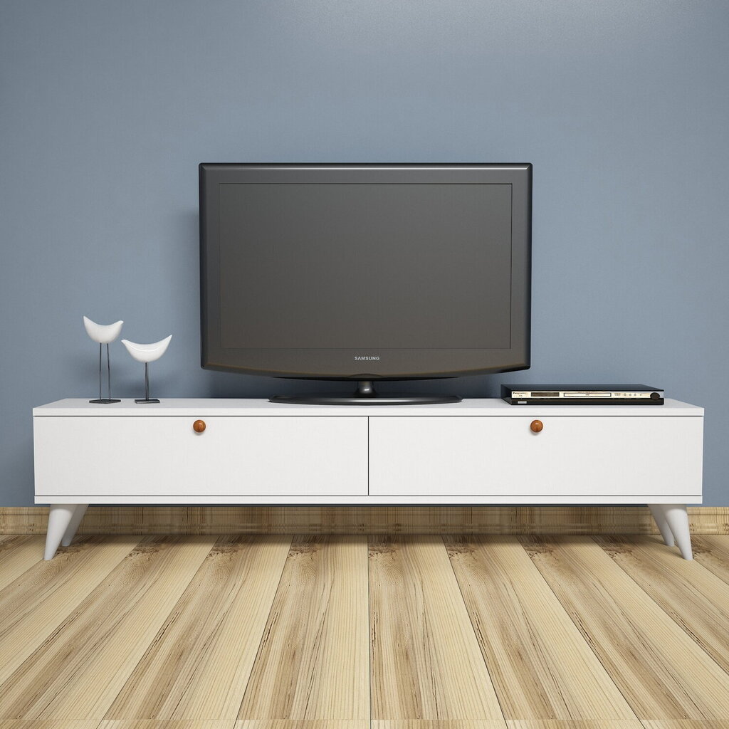 TV-pöytä Kalune Design Paris, valkoinen hinta ja tiedot | TV-tasot | hobbyhall.fi
