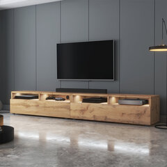 TV-pöytä Selsey Rednaw 200 LED, ruskea hinta ja tiedot | TV-tasot | hobbyhall.fi