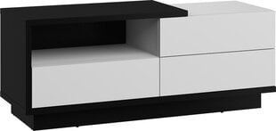 TV-pöytä Meblocross Hybrid Hyb-20 1D1S, musta/valkoinen hinta ja tiedot | TV-tasot | hobbyhall.fi