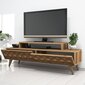 Kalune Design 845 TV-taso, 140 cm, ruskea hinta ja tiedot | TV-tasot | hobbyhall.fi