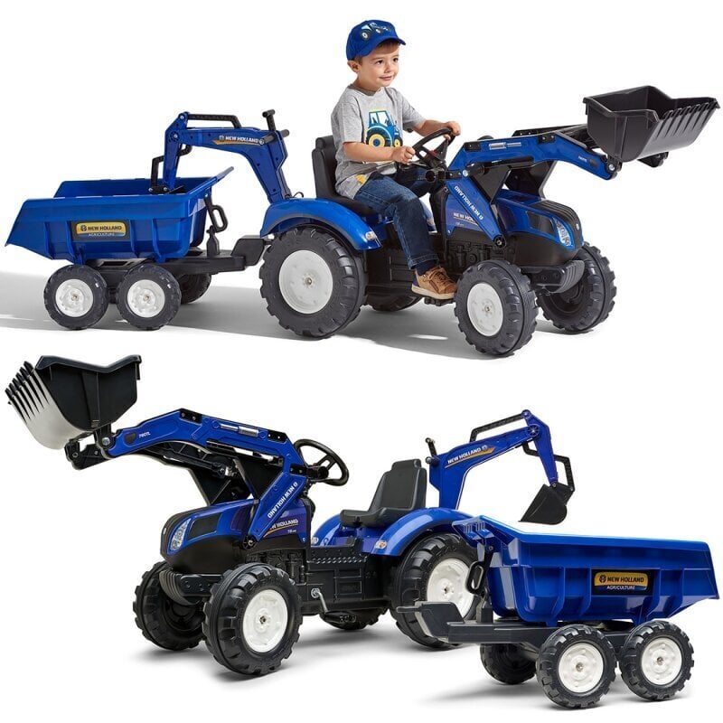 Lasten leikkitraktori Falk New Holland hinta ja tiedot | Poikien lelut | hobbyhall.fi