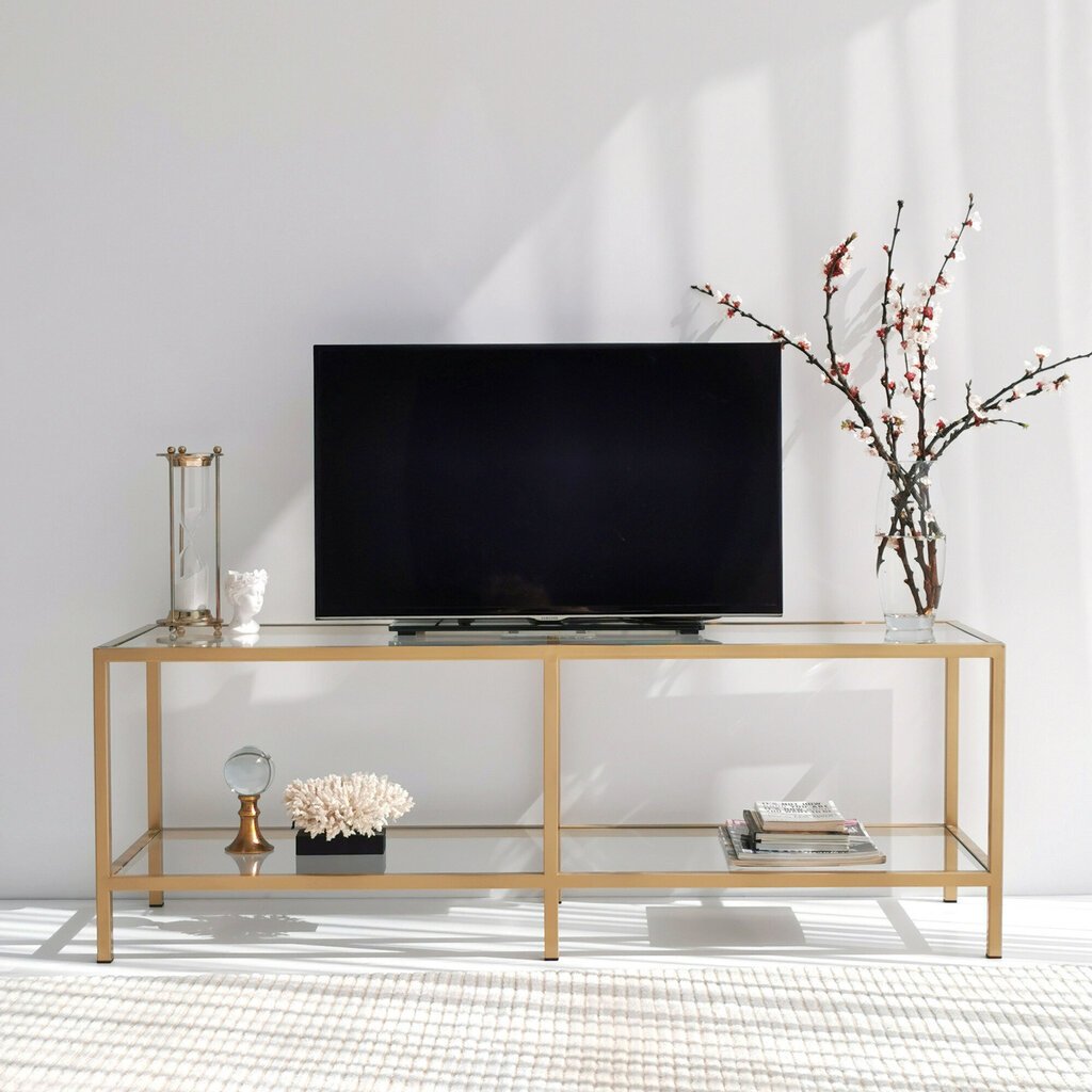 Kalune Design Basic TV501, TV-pöytä kullanvärinen hinta ja tiedot | TV-tasot | hobbyhall.fi
