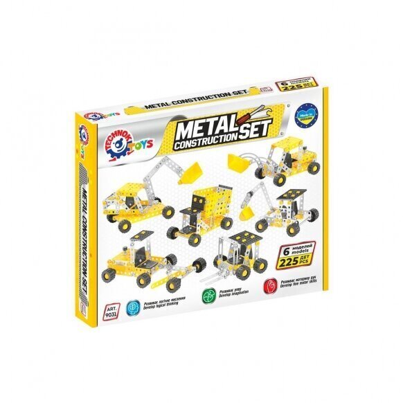 Metallirakennesarja Technok 9031, 225 palaa hinta ja tiedot | LEGOT ja rakennuslelut | hobbyhall.fi