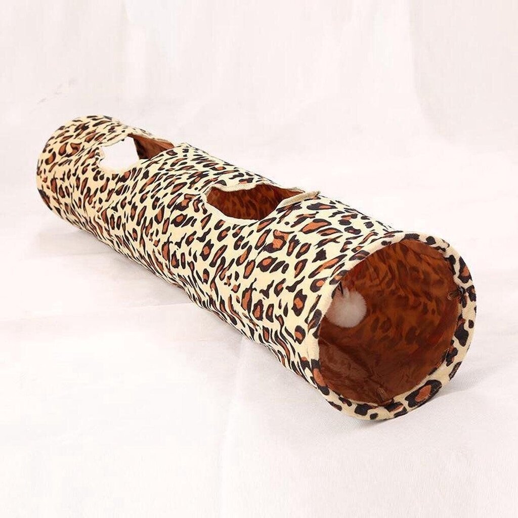 Lelu kissoille Leopard Tunnel hinta ja tiedot | Kissan lelut | hobbyhall.fi