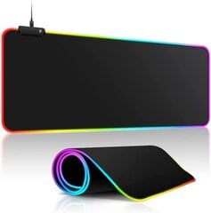 XL hiiri ja näppäimistö RGB Matto hinta ja tiedot | Hiiret | hobbyhall.fi