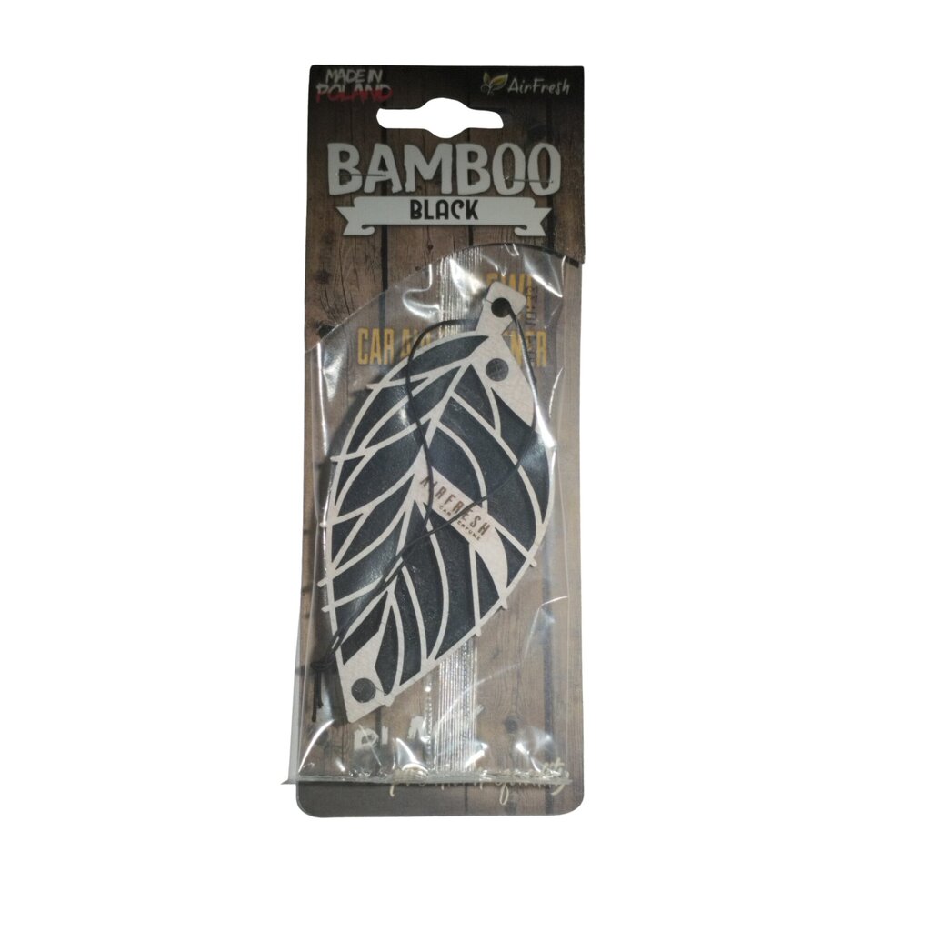 Ilmanraikastin Airfresh Bamboo Black hinta ja tiedot | Ilmanraikastimet autoon | hobbyhall.fi