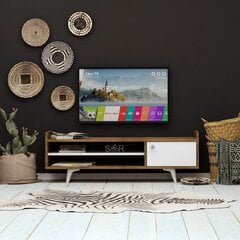 TV-pöytä Kalune Design Ticaba, ruskea/valkoinen hinta ja tiedot | TV-tasot | hobbyhall.fi