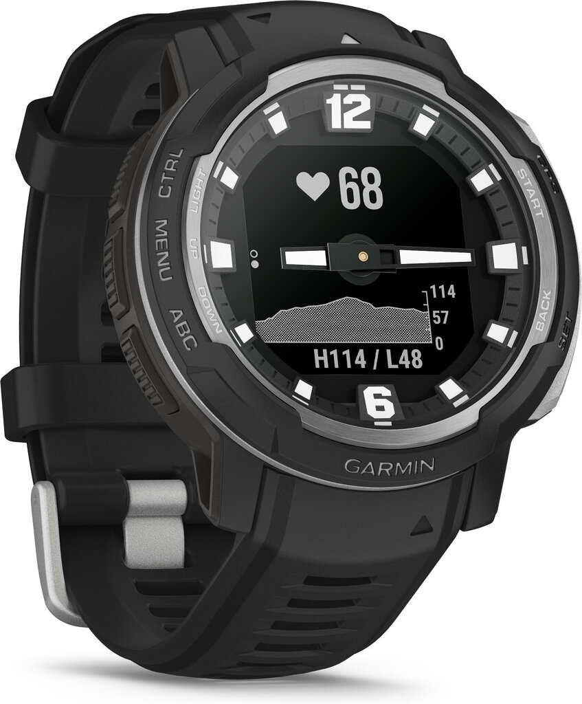 Garmin Instinct Crossover Standard Edition, Black Graphite 010-02730-03 hinta ja tiedot | Älykellot | hobbyhall.fi