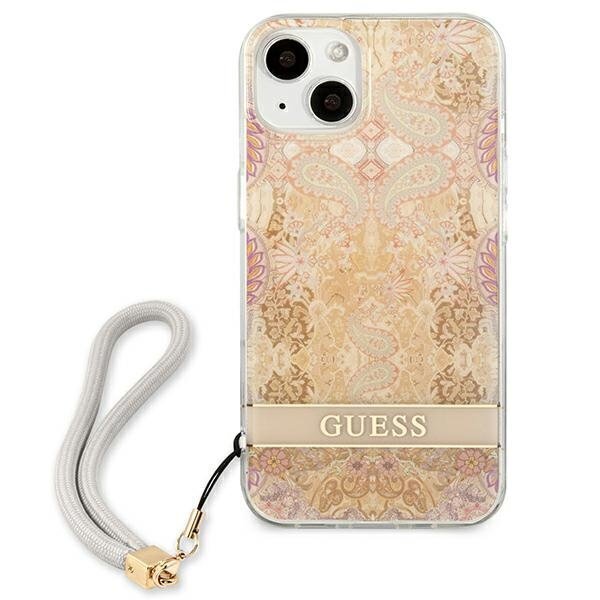 Guess GUHCP13SHFLSD, sopii iPhone 13 minille, kultainen hinta ja tiedot | Puhelimen kuoret ja kotelot | hobbyhall.fi