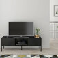 Musta moderni tv-pöytä Dancan MIRKA / 130 cm leveä hinta ja tiedot | TV-tasot | hobbyhall.fi