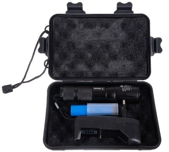 Ammattimainen Tactical Ladattava LED-UV-taskulamppu 2in1 hinta ja tiedot | Taskulamput ja valonheittimet | hobbyhall.fi