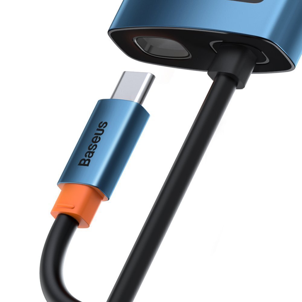 Baseus Gleam 6in1 -sovitin Hpe C - USB Type C hinta ja tiedot | Adapterit | hobbyhall.fi