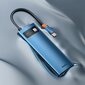 Baseus Gleam 6in1 -sovitin Hpe C - USB Type C hinta ja tiedot | Adapterit | hobbyhall.fi