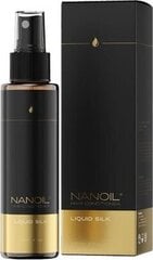 Hiustenhoitoaine silkillä Nanoil Liquid Silk, 125 ml hinta ja tiedot | Hoitoaineet | hobbyhall.fi