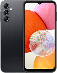 Samsung Galaxy A14, Dual SIM, 4/128GB, Black SM-A145RZKVEUB hinta ja tiedot | Matkapuhelimet | hobbyhall.fi