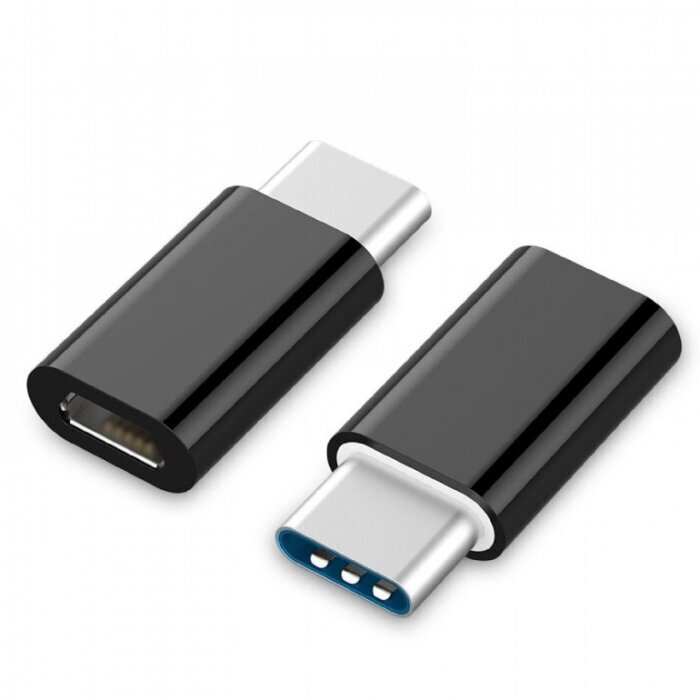 AMBERIN USB 2.0, USB C - Micro-USB B hinta ja tiedot | Adapterit | hobbyhall.fi