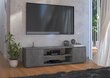 TV-pöytä ADRK Furniture Petra, tummanharmaa hinta ja tiedot | TV-tasot | hobbyhall.fi