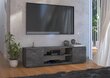 TV-pöytä ADRK Furniture Petra, musta hinta ja tiedot | TV-tasot | hobbyhall.fi