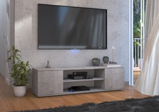 TV-pöytä ADRK Furniture Petra, vaaleanharmaa hinta ja tiedot | TV-tasot | hobbyhall.fi