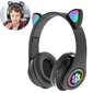 Langattomat Bluetooth-kuulokkeet "Cat Ears" LED hinta ja tiedot | Kuulokkeet | hobbyhall.fi