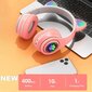 Langattomat Bluetooth-kuulokkeet "Cat Ears" LED hinta ja tiedot | Kuulokkeet | hobbyhall.fi