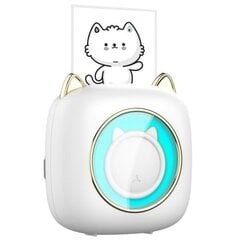Cat Mini Printer Kids + lahja (3 värirullaa) hinta ja tiedot | Tulostimet | hobbyhall.fi