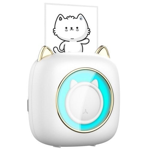 Cat Mini Printer Kids + lahja (3 värirullaa) hinta ja tiedot | Tulostimet | hobbyhall.fi