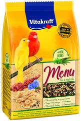 Vitakraft Premium Menu, täysrehua kanarianlinnuille 500 grammaa hinta ja tiedot | Lintujen ruokinta | hobbyhall.fi