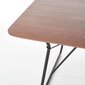 Ruokapöytä Houston, ruskea/musta hinta ja tiedot | Ruokapöydät | hobbyhall.fi