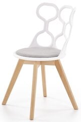 Tool K308, valkoinen/tammi hinta ja tiedot | Ruokapöydän tuolit | hobbyhall.fi