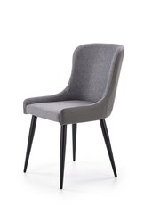 K333, harmaan/mustan värinen 2 tuolin setti hinta ja tiedot | Ruokapöydän tuolit | hobbyhall.fi