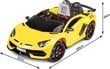 Sähköauto lapsille Toyz Lamborghini, keltainen hinta ja tiedot | Lasten sähköautot | hobbyhall.fi