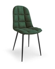 4-tuolin setti K417, tummanvihreä hinta ja tiedot | Ruokapöydän tuolit | hobbyhall.fi