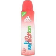 Suihkedeodorantti Adidas Fun Sensation naisille 150 ml hinta ja tiedot | Adidas Hajuvedet ja kosmetiikka | hobbyhall.fi