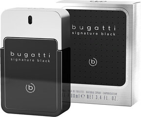 Tuoksu Bugatti Signature Black EDT, 100 ml hinta ja tiedot | Miesten hajuvedet | hobbyhall.fi
